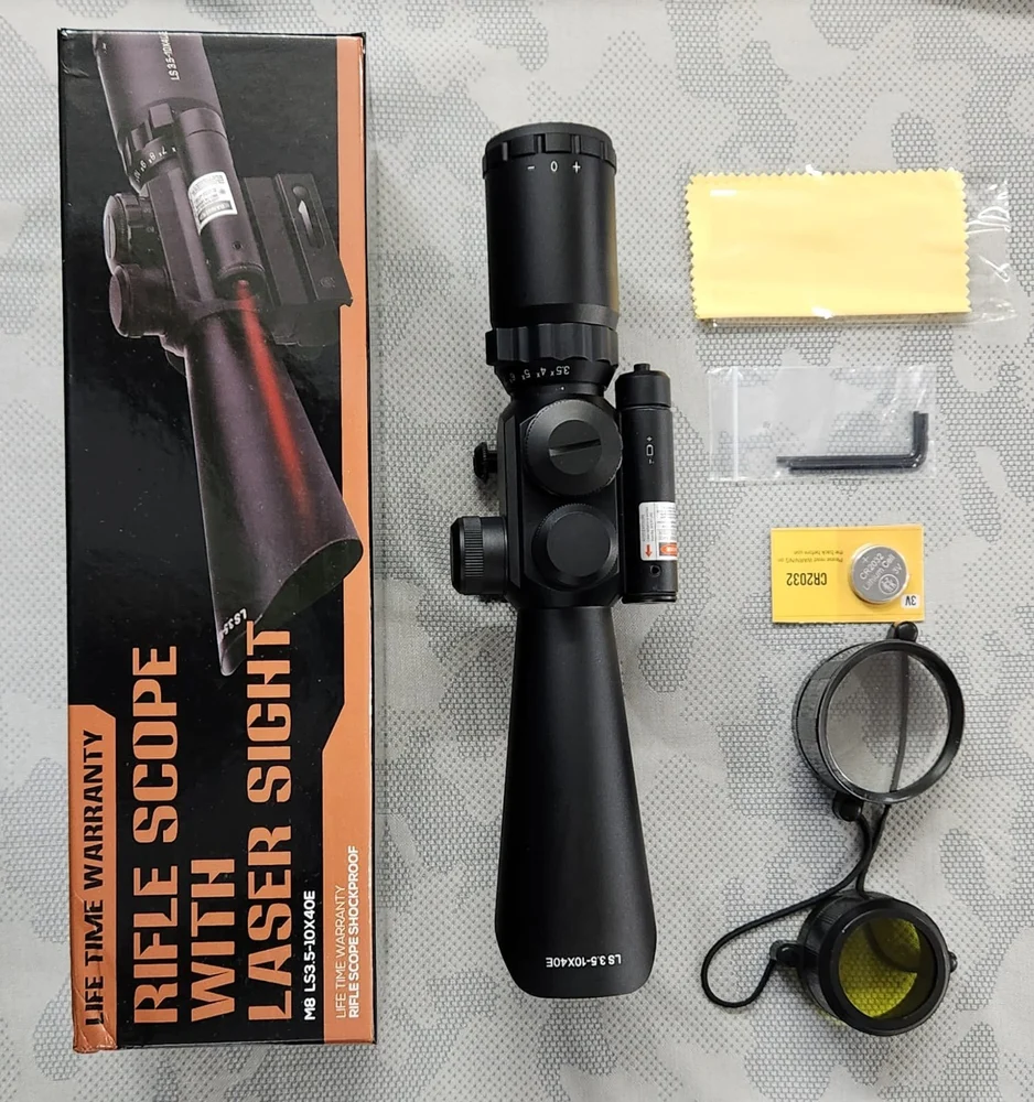 Rifle Scope with laser light M8