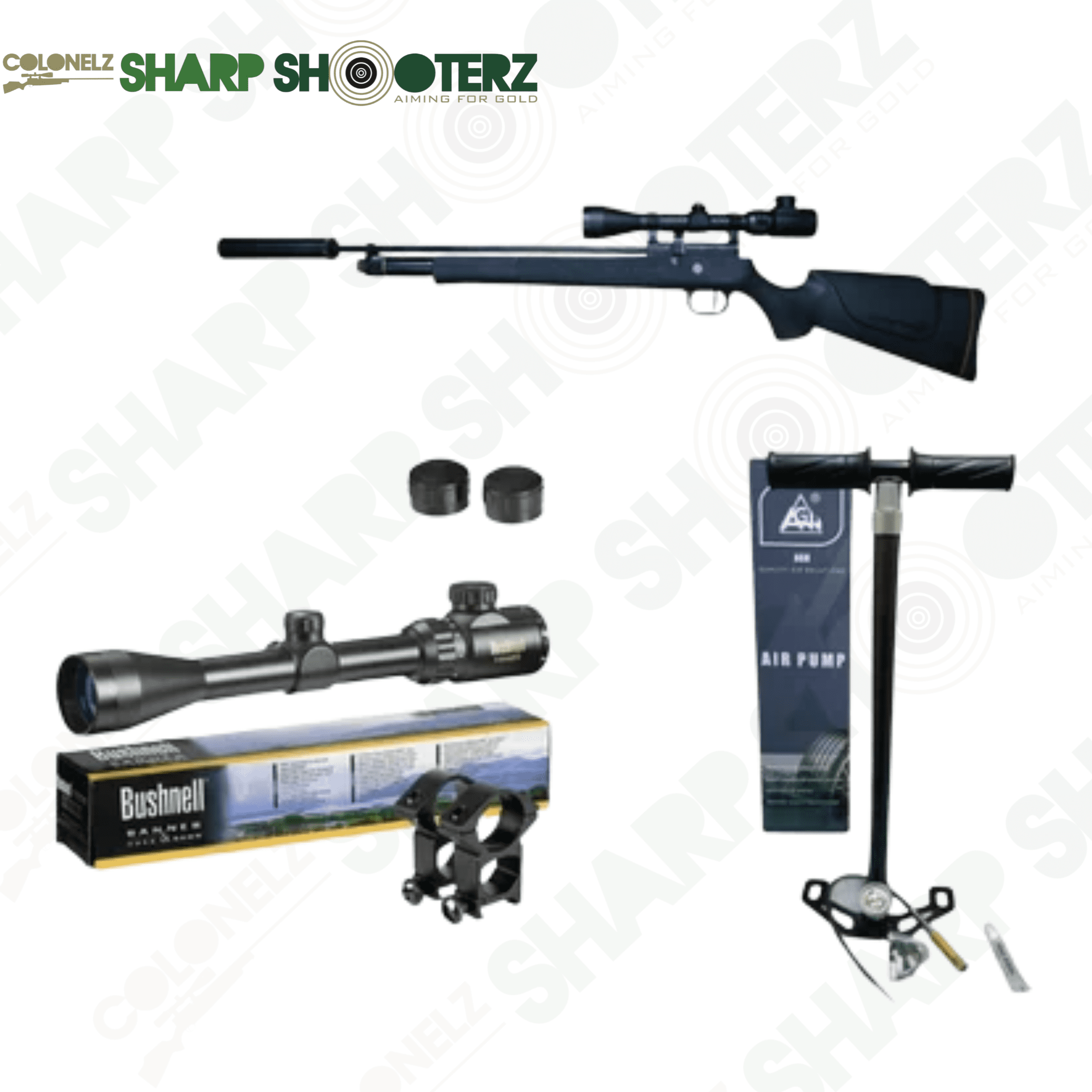Camstar Sports Star PXi .177 Cal Air Rifle Full Combo With PCP Pump And Scope 2 image 2