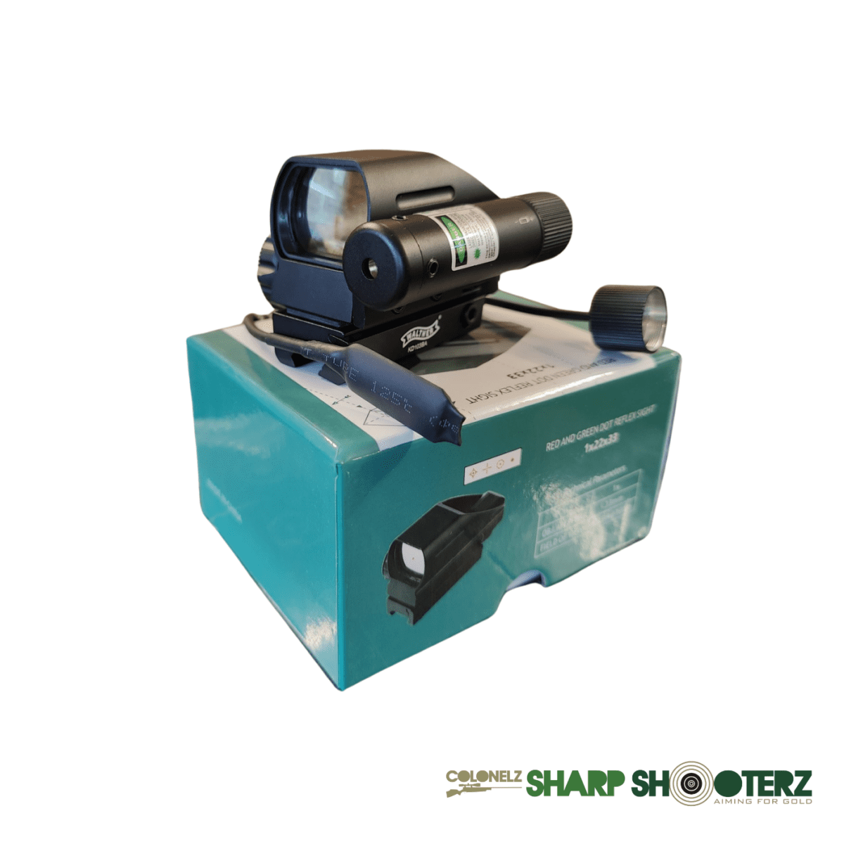 Walther red dot with laser